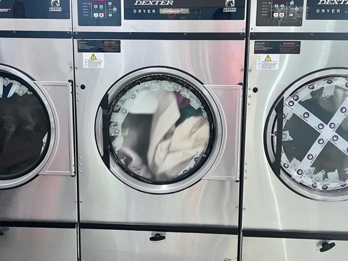 Tumble dryers at the LaundroKart factory