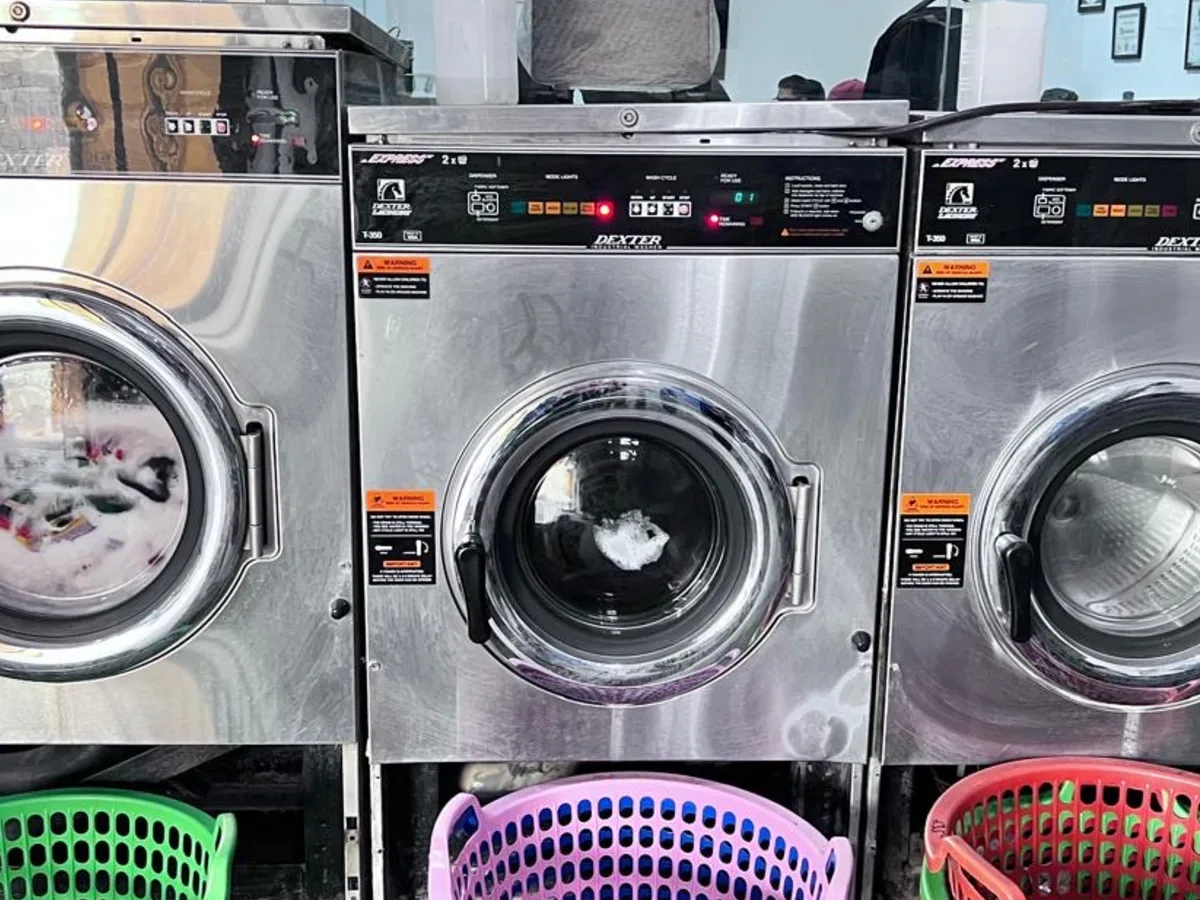 Dexter washing machines at the LaundroKart factory