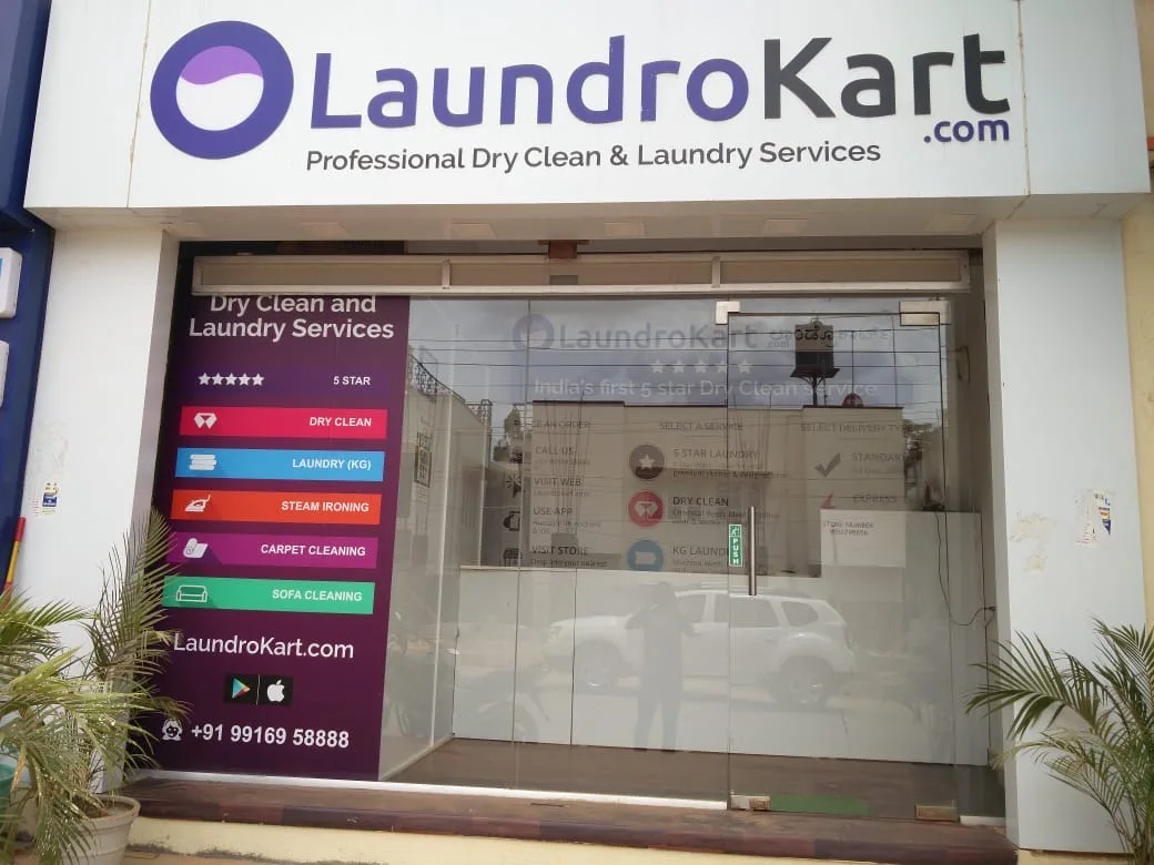 A LaundroKart store in Bengaluru