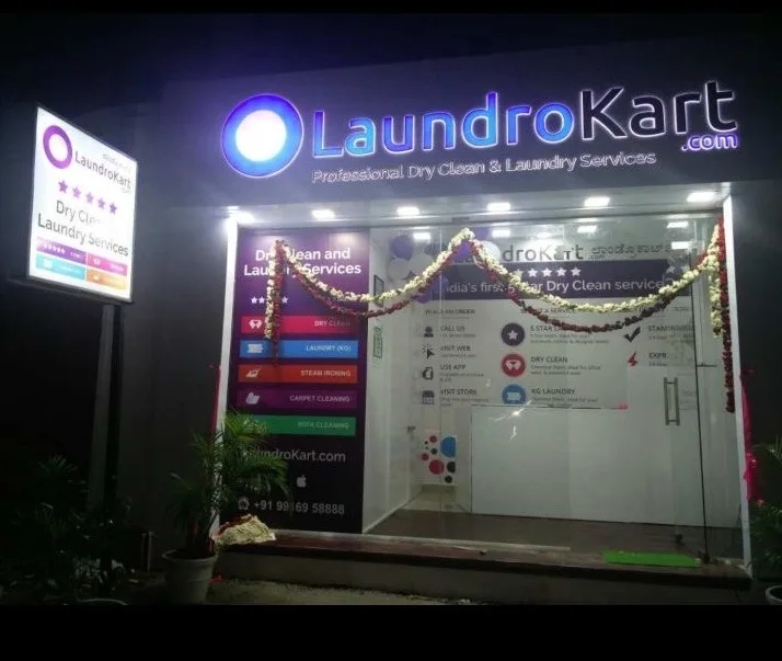 A LaundroKart store in Bengaluru